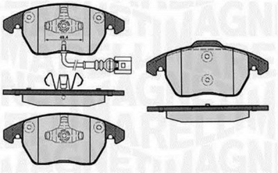 MAGNETI MARELLI 363916060657 -  Комплект тормозных колодок, дисковый тормоз